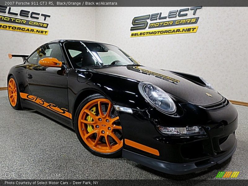 Black/Orange / Black w/Alcantara 2007 Porsche 911 GT3 RS