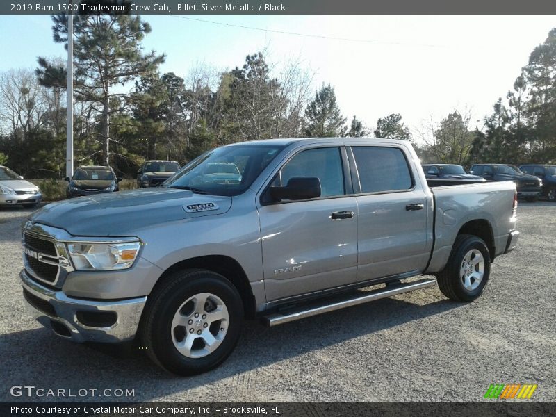 Billett Silver Metallic / Black 2019 Ram 1500 Tradesman Crew Cab