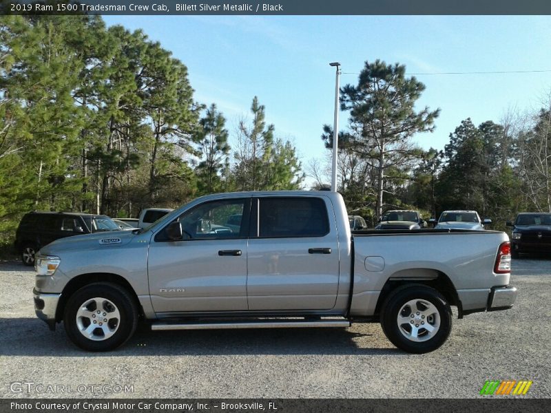 Billett Silver Metallic / Black 2019 Ram 1500 Tradesman Crew Cab