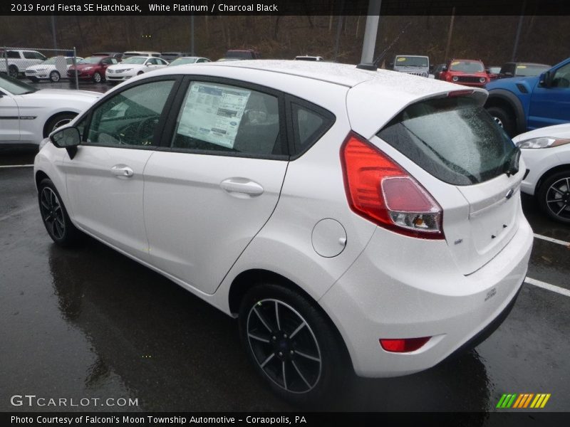 White Platinum / Charcoal Black 2019 Ford Fiesta SE Hatchback