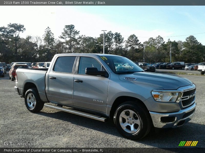 Billett Silver Metallic / Black 2019 Ram 1500 Tradesman Crew Cab