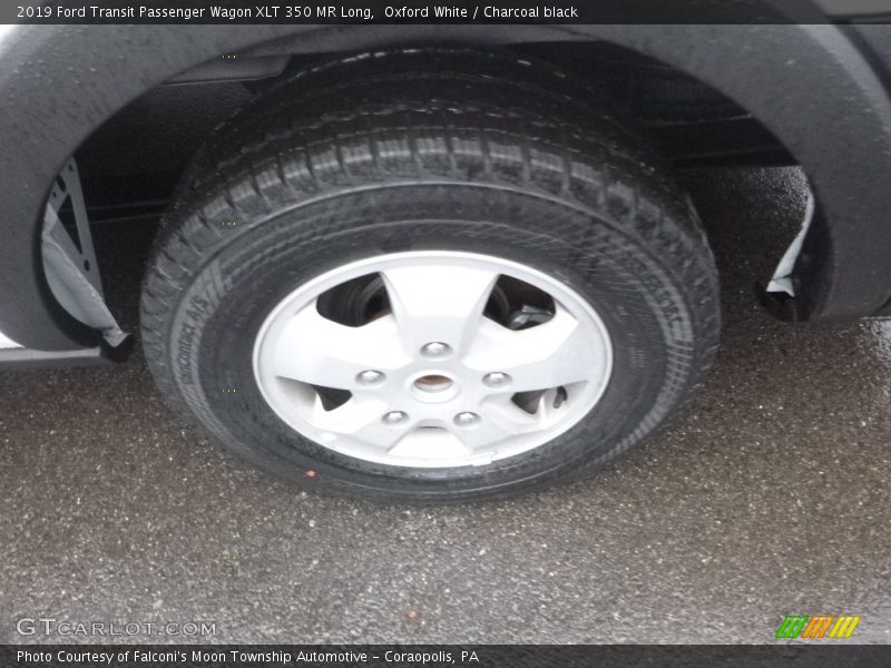 Oxford White / Charcoal black 2019 Ford Transit Passenger Wagon XLT 350 MR Long