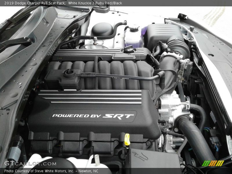 White Knuckle / Ruby Red/Black 2019 Dodge Charger R/T Scat Pack