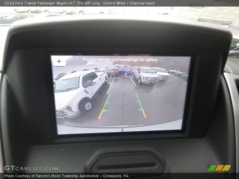 Oxford White / Charcoal black 2019 Ford Transit Passenger Wagon XLT 350 MR Long