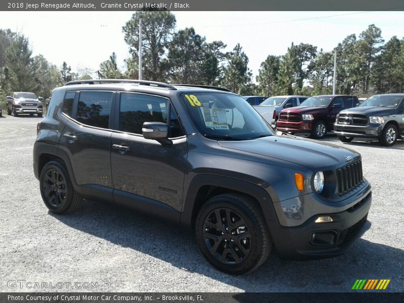 Granite Crystal Metallic / Black 2018 Jeep Renegade Altitude