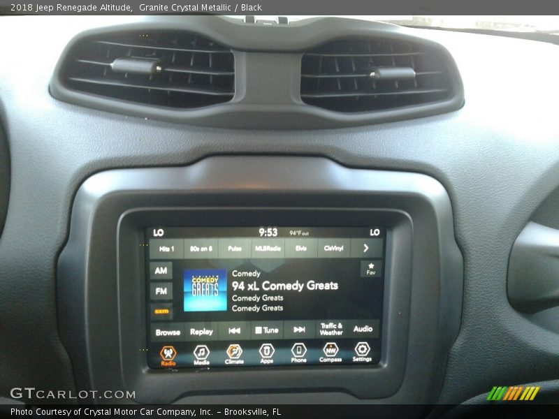 Granite Crystal Metallic / Black 2018 Jeep Renegade Altitude