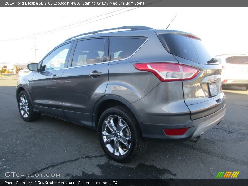 Sterling Gray / Medium Light Stone 2014 Ford Escape SE 2.0L EcoBoost 4WD