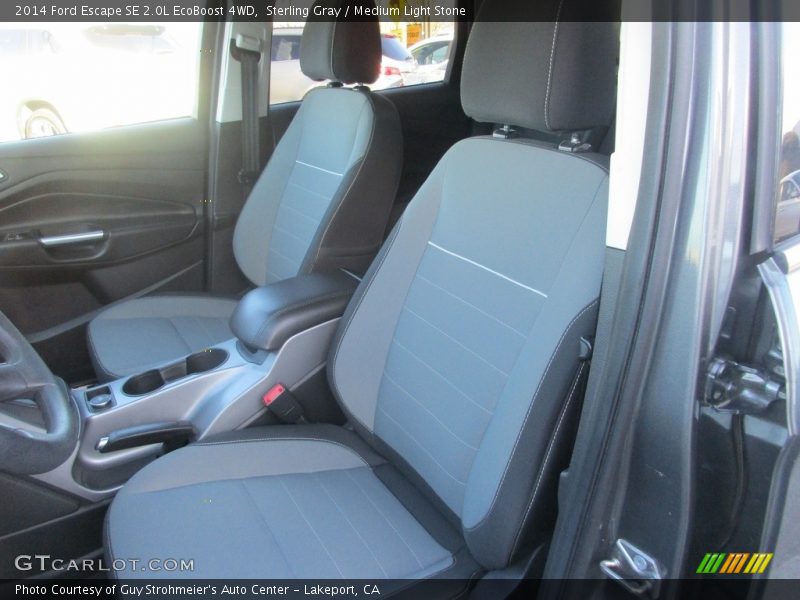 Sterling Gray / Medium Light Stone 2014 Ford Escape SE 2.0L EcoBoost 4WD