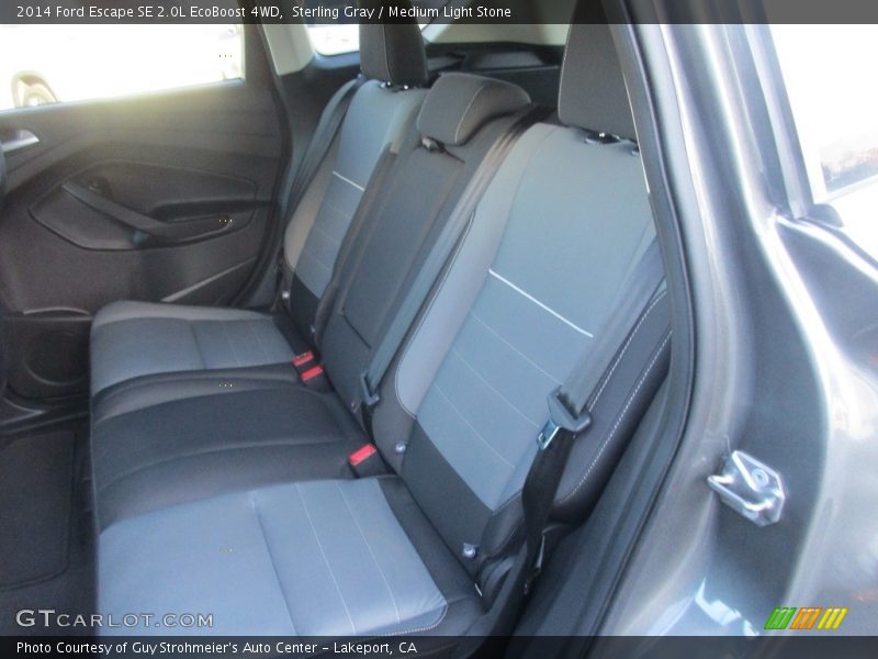 Sterling Gray / Medium Light Stone 2014 Ford Escape SE 2.0L EcoBoost 4WD