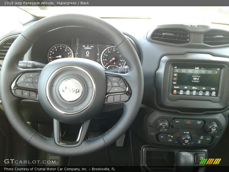 Hypergreen / Black 2018 Jeep Renegade Altitude