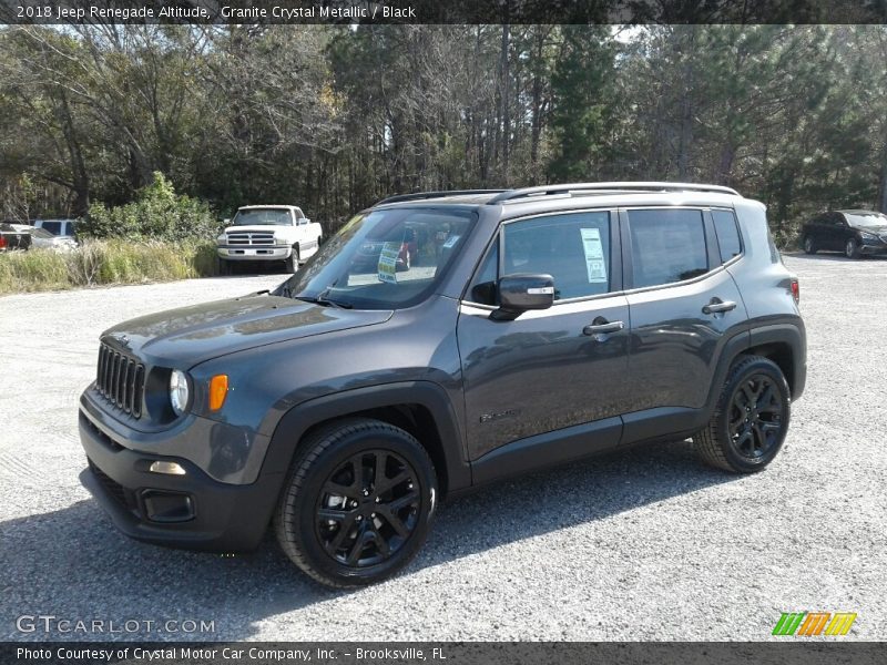 Granite Crystal Metallic / Black 2018 Jeep Renegade Altitude