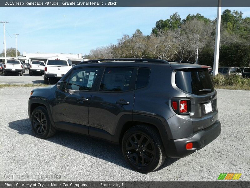 Granite Crystal Metallic / Black 2018 Jeep Renegade Altitude