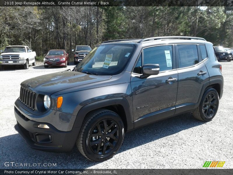 Granite Crystal Metallic / Black 2018 Jeep Renegade Altitude