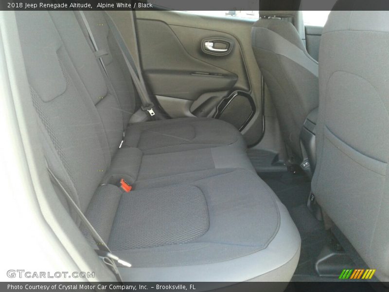 Alpine White / Black 2018 Jeep Renegade Altitude