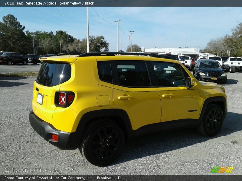 Solar Yellow / Black 2018 Jeep Renegade Altitude