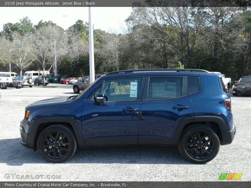 Jetset Blue / Black 2018 Jeep Renegade Altitude
