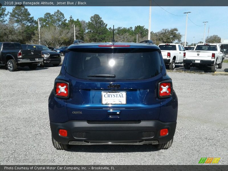 Jetset Blue / Black 2018 Jeep Renegade Altitude