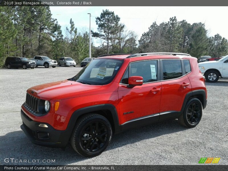 Colorado Red / Black 2018 Jeep Renegade Altitude
