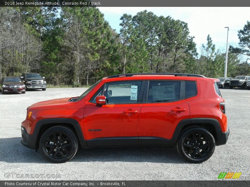 Colorado Red / Black 2018 Jeep Renegade Altitude