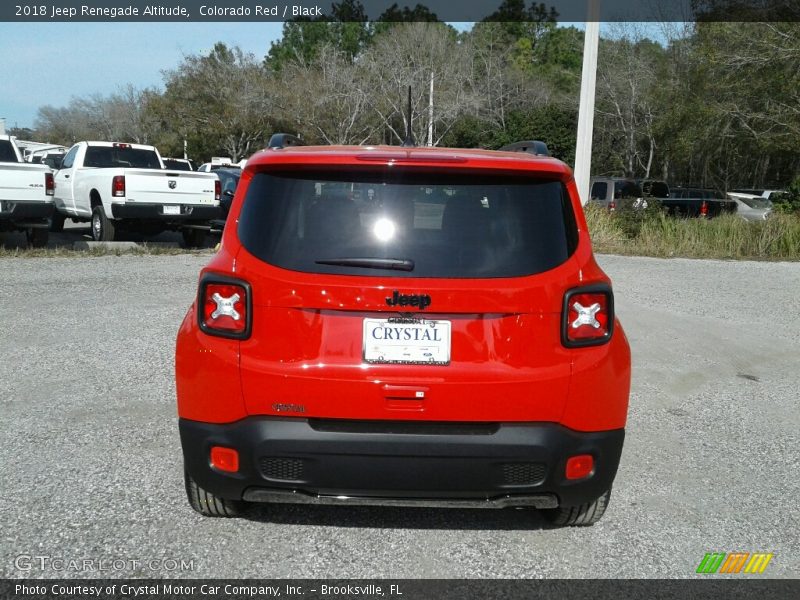 Colorado Red / Black 2018 Jeep Renegade Altitude
