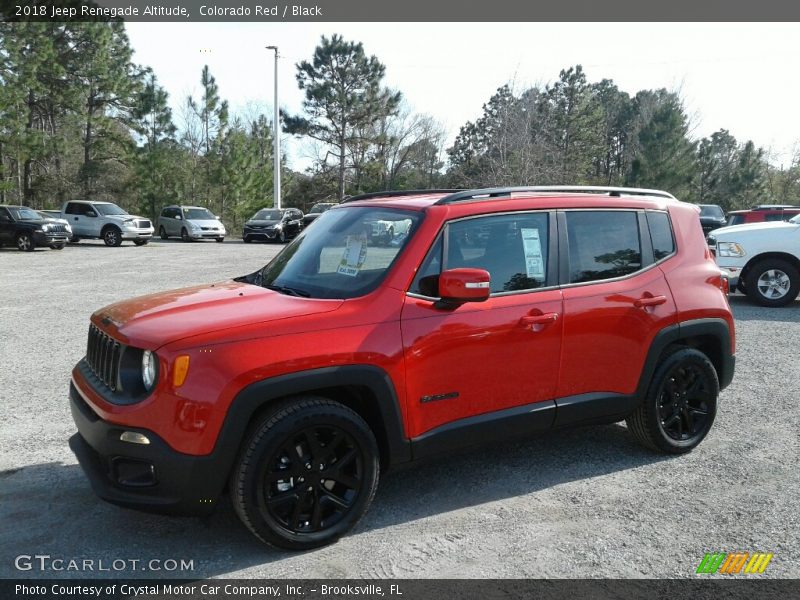 Colorado Red / Black 2018 Jeep Renegade Altitude