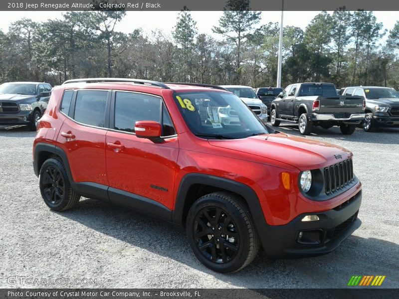 Colorado Red / Black 2018 Jeep Renegade Altitude