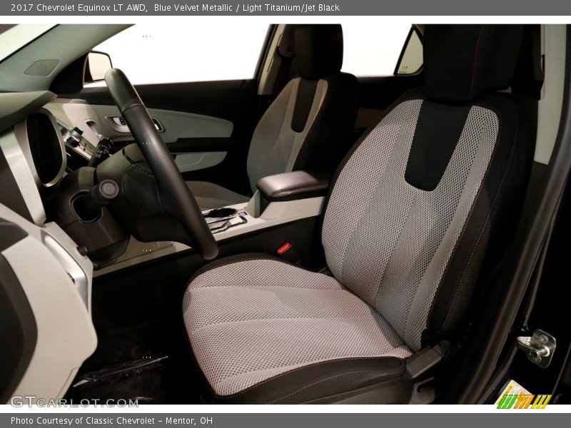 Blue Velvet Metallic / Light Titanium/Jet Black 2017 Chevrolet Equinox LT AWD