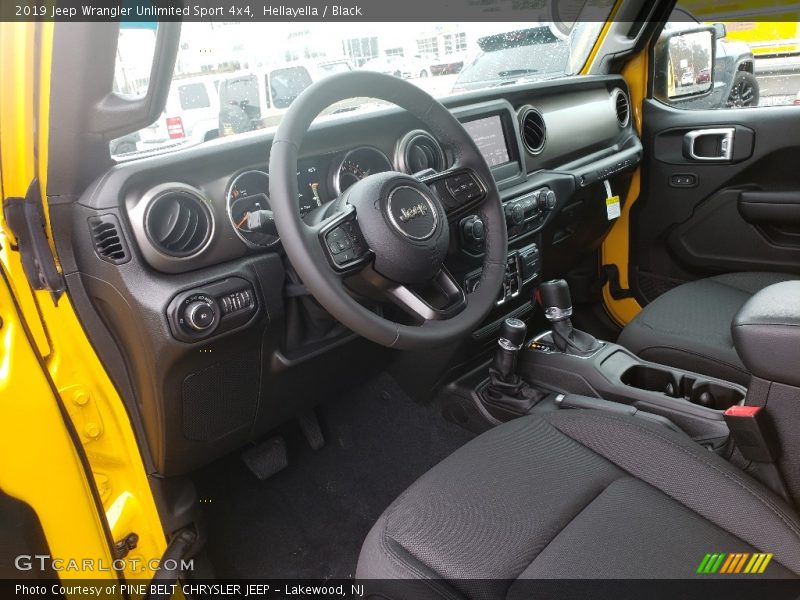 Hellayella / Black 2019 Jeep Wrangler Unlimited Sport 4x4