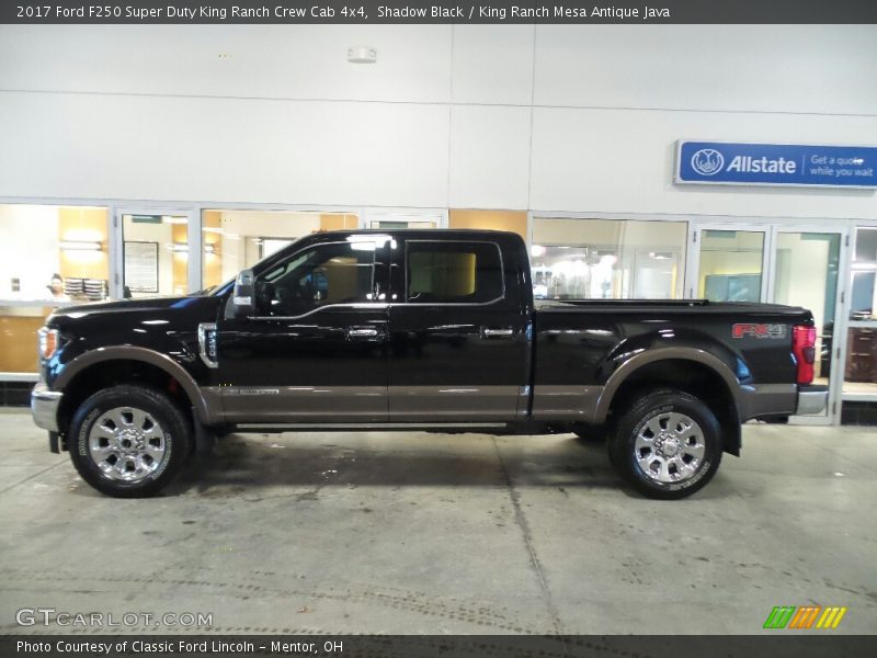 Shadow Black / King Ranch Mesa Antique Java 2017 Ford F250 Super Duty King Ranch Crew Cab 4x4