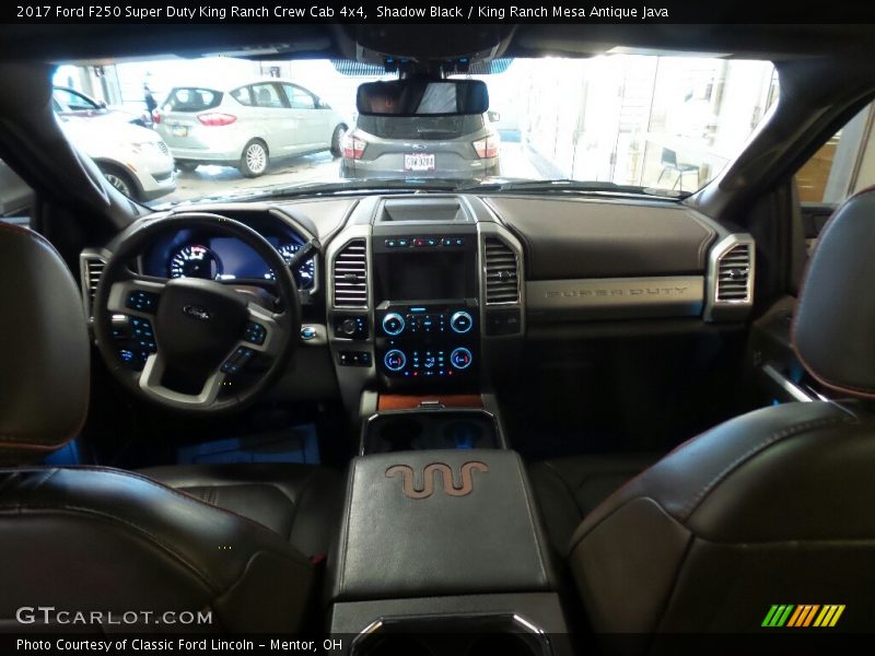 Shadow Black / King Ranch Mesa Antique Java 2017 Ford F250 Super Duty King Ranch Crew Cab 4x4