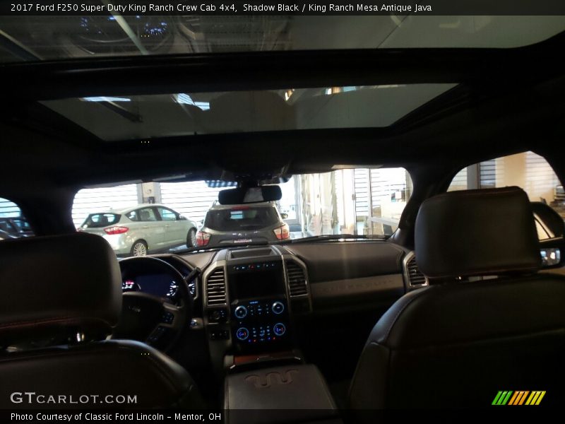 Shadow Black / King Ranch Mesa Antique Java 2017 Ford F250 Super Duty King Ranch Crew Cab 4x4