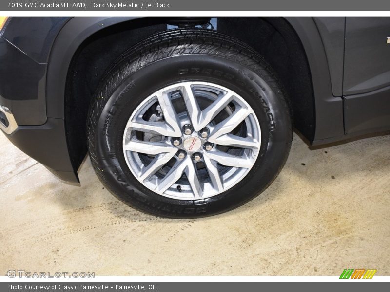 Dark Sky Metallic / Jet Black 2019 GMC Acadia SLE AWD