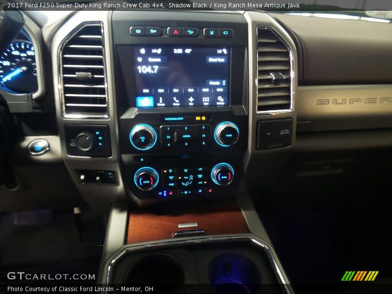 Shadow Black / King Ranch Mesa Antique Java 2017 Ford F250 Super Duty King Ranch Crew Cab 4x4