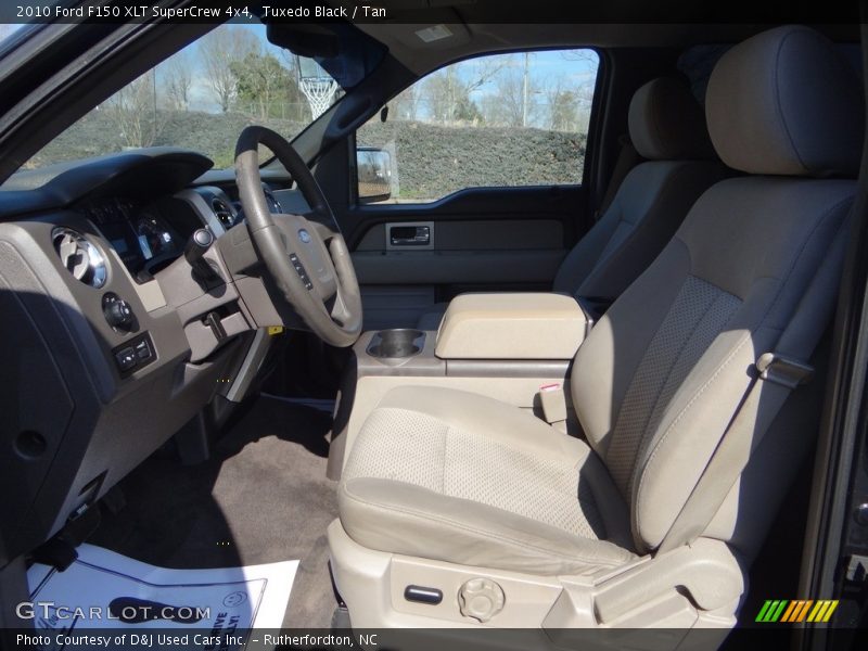 Tuxedo Black / Tan 2010 Ford F150 XLT SuperCrew 4x4