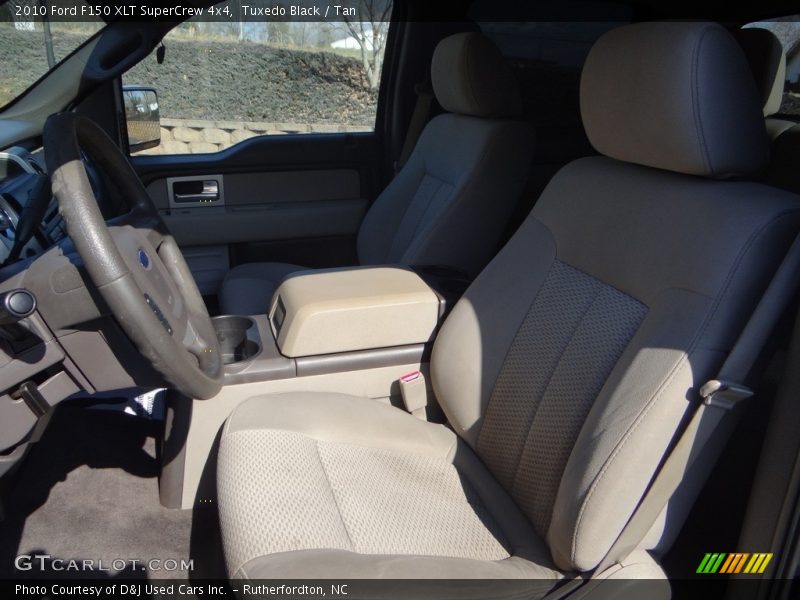 Tuxedo Black / Tan 2010 Ford F150 XLT SuperCrew 4x4