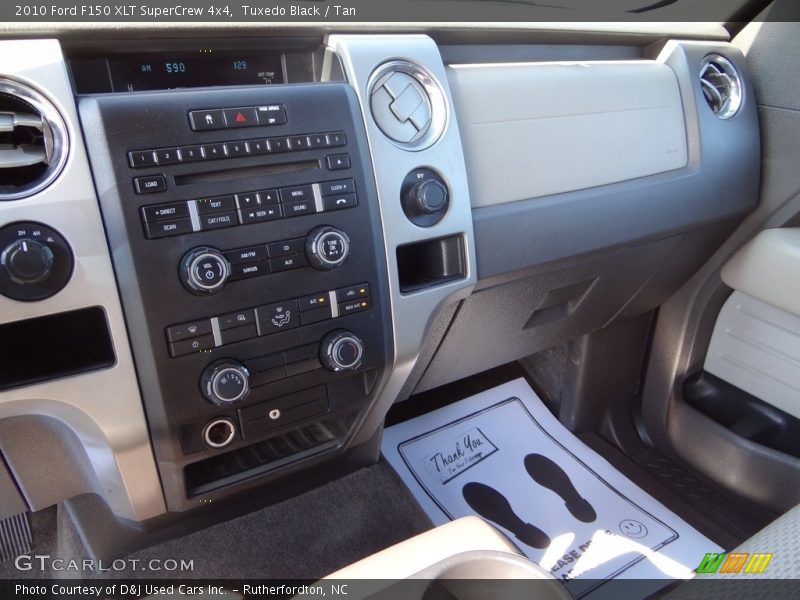 Tuxedo Black / Tan 2010 Ford F150 XLT SuperCrew 4x4