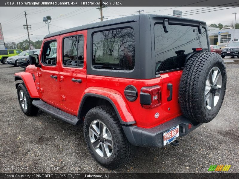 Firecracker Red / Black 2019 Jeep Wrangler Unlimited Sahara 4x4