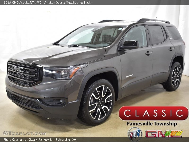 Smokey Quartz Metallic / Jet Black 2019 GMC Acadia SLT AWD