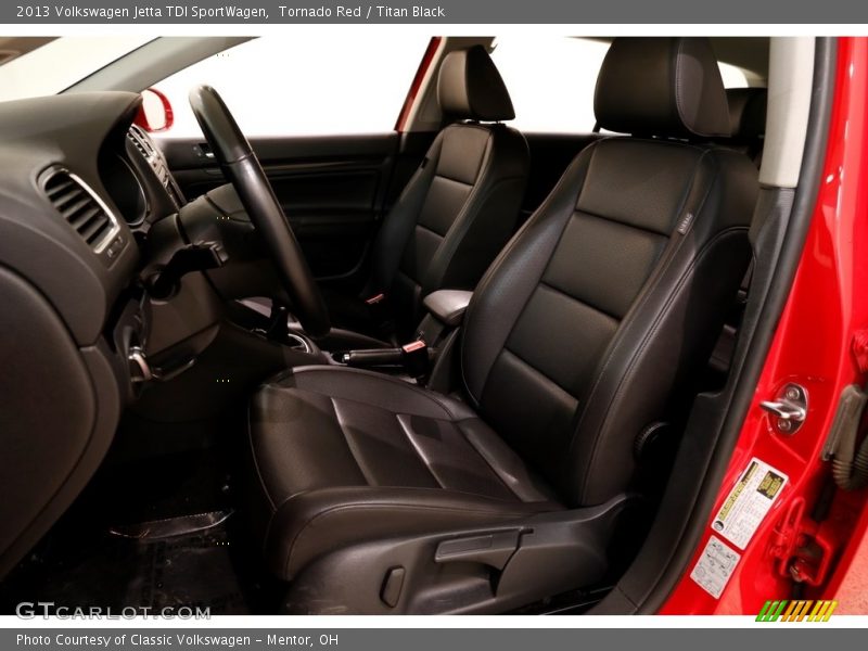 Tornado Red / Titan Black 2013 Volkswagen Jetta TDI SportWagen
