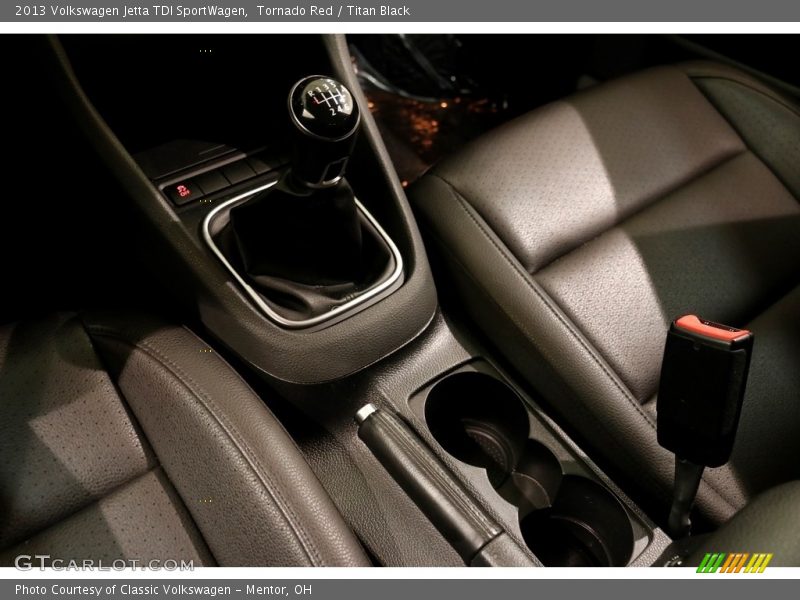 Tornado Red / Titan Black 2013 Volkswagen Jetta TDI SportWagen