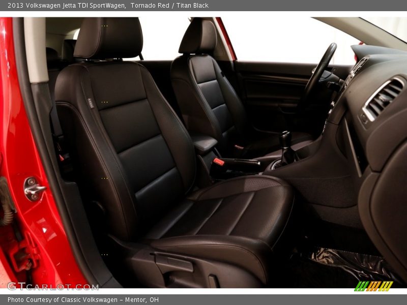 Tornado Red / Titan Black 2013 Volkswagen Jetta TDI SportWagen