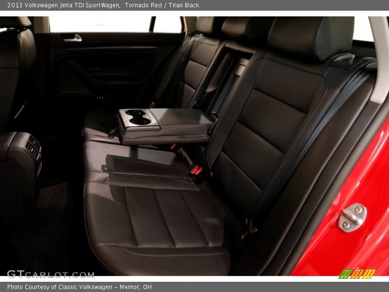 Tornado Red / Titan Black 2013 Volkswagen Jetta TDI SportWagen