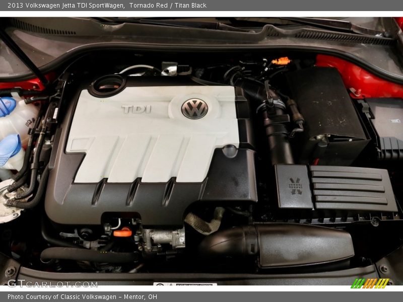 Tornado Red / Titan Black 2013 Volkswagen Jetta TDI SportWagen