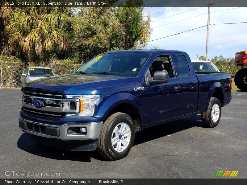 Blue Jeans / Earth Gray 2019 Ford F150 XLT SuperCab