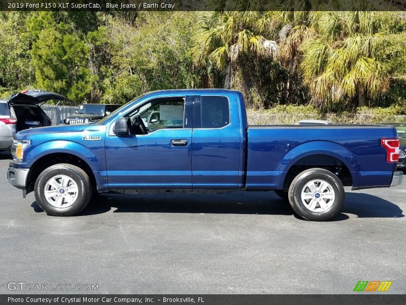 Blue Jeans / Earth Gray 2019 Ford F150 XLT SuperCab