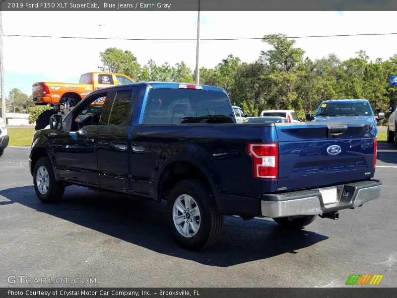 Blue Jeans / Earth Gray 2019 Ford F150 XLT SuperCab