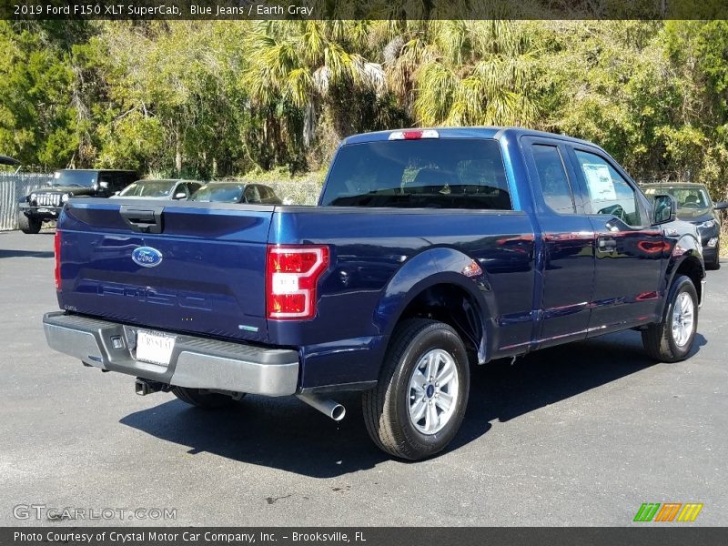 Blue Jeans / Earth Gray 2019 Ford F150 XLT SuperCab