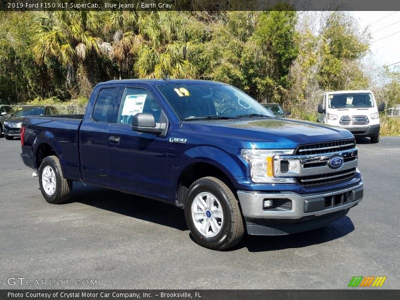 Blue Jeans / Earth Gray 2019 Ford F150 XLT SuperCab