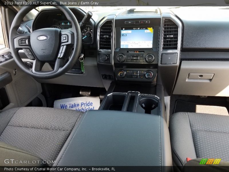 Blue Jeans / Earth Gray 2019 Ford F150 XLT SuperCab