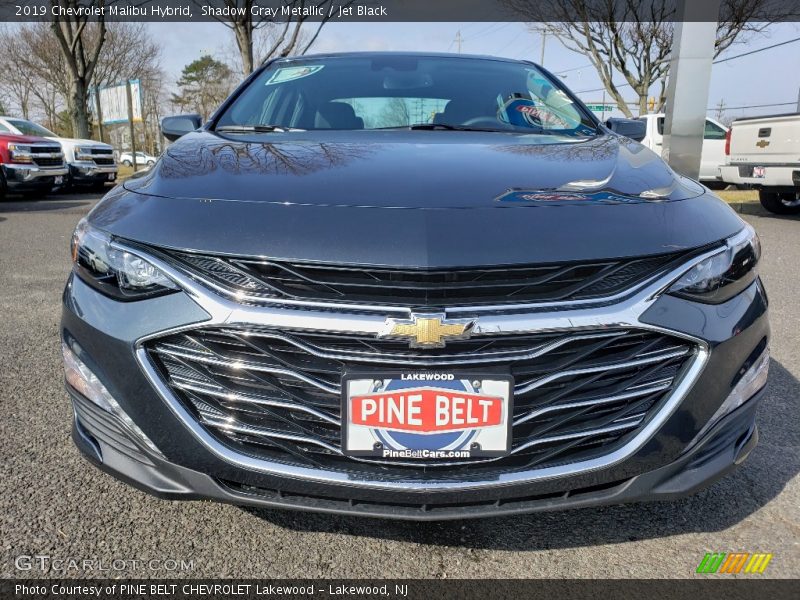 Shadow Gray Metallic / Jet Black 2019 Chevrolet Malibu Hybrid